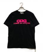 CDGシーディージー）の古着「プリントTシャツ」｜ブラック
