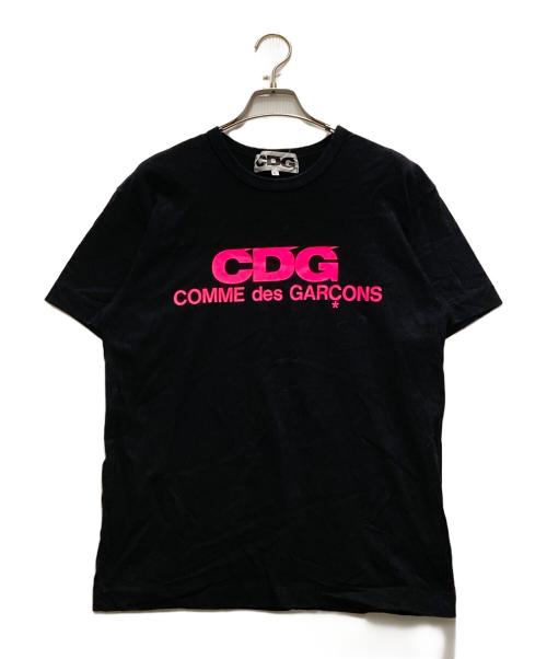 CDG（シーディージー）CDG (シーディージー) プリントTシャツ ブラック サイズ:Lの古着・服飾アイテム