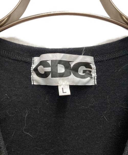 CDG（シーディージー）CDG (シーディージー) プリントTシャツ ブラック サイズ:Lの古着・服飾アイテム