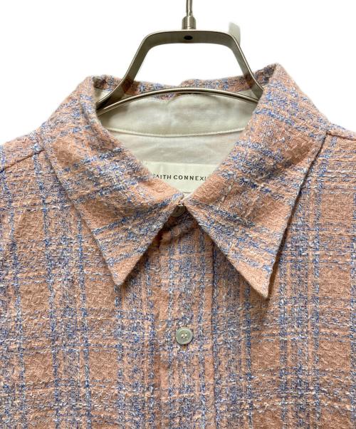 FAITH CONNEXION（フェイスコネクション）FAITH CONNEXION (フェイスコネクション) チェックシャツ ピンク サイズ:XSの古着・服飾アイテム