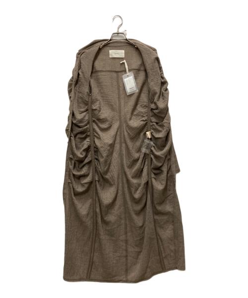 TODAYFUL（トゥデイフル）TODAYFUL (トゥデイフル) Wool Gather Shirtsdress ブラウン サイズ:38の古着・服飾アイテム