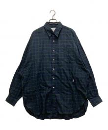 ADULT ORIENTED ROBES（アダルトオリエンテッドローブス）の古着「Flannnel Check LS Shirt BLACK WATCH」｜グリーン