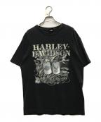 HARLEY-DAVIDSONハーレーダビッドソン）の古着「プリント半袖Tシャツ」｜ブラック
