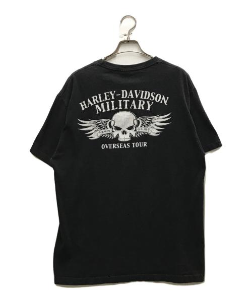 HARLEY-DAVIDSON（ハーレーダビッドソン）HARLEY-DAVIDSON (ハーレーダビッドソン) プリント半袖Tシャツ ブラック サイズ:不明の古着・服飾アイテム
