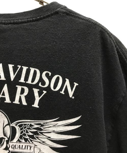HARLEY-DAVIDSON（ハーレーダビッドソン）HARLEY-DAVIDSON (ハーレーダビッドソン) プリント半袖Tシャツ ブラック サイズ:不明の古着・服飾アイテム