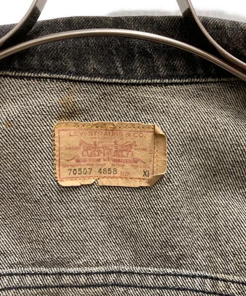 LEVI'S（リーバイス）LEVI'S (リーバイス) 99s 先染め70507ブラックデニムジャケット ブラック サイズ:XLの古着・服飾アイテム