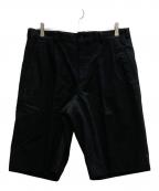 COMME des GARCONS HOMME DEUXコムデギャルソン オム ドゥ）の古着「ピンストライプタックショーツ」｜ブラック