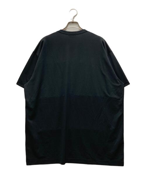 COMME des GARCONS HOMME PLUS（コムデギャルソンオムプリュス）COMME des GARCONS HOMME PLUS (コムデギャルソンオムプリュス) パッチワークTシャツ ブラック×ピンク サイズ:Mの古着・服飾アイテム