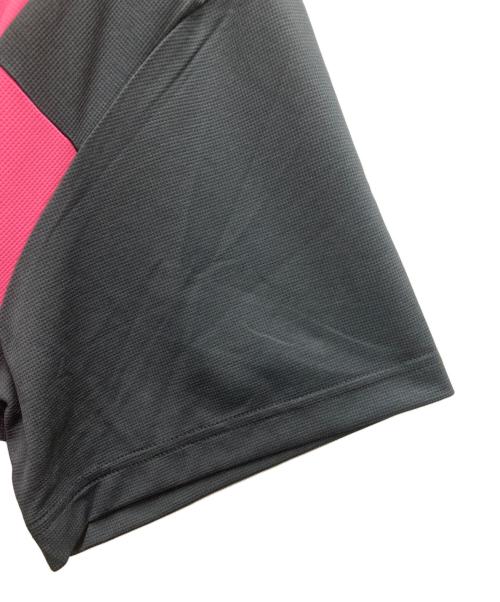 COMME des GARCONS HOMME PLUS（コムデギャルソンオムプリュス）COMME des GARCONS HOMME PLUS (コムデギャルソンオムプリュス) パッチワークTシャツ ブラック×ピンク サイズ:Mの古着・服飾アイテム