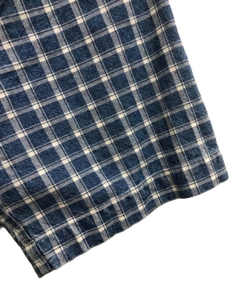 POLO RALPH LAUREN（ポロ・ラルフローレン）POLO RALPH LAUREN (ポロ・ラルフローレン) 90s半袖チェックシャツ ブルー サイズ:Mの古着・服飾アイテム