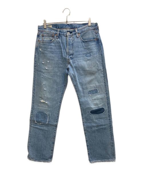 LEVI'S（リーバイス）LEVI'S (リーバイス) 150周年モデルダメージ加工デニムパンツ ブルー サイズ:W33の古着・服飾アイテム