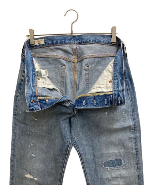 LEVI'S（リーバイス）LEVI'S (リーバイス) 150周年モデルダメージ加工デニムパンツ ブルー サイズ:W33の古着・服飾アイテム