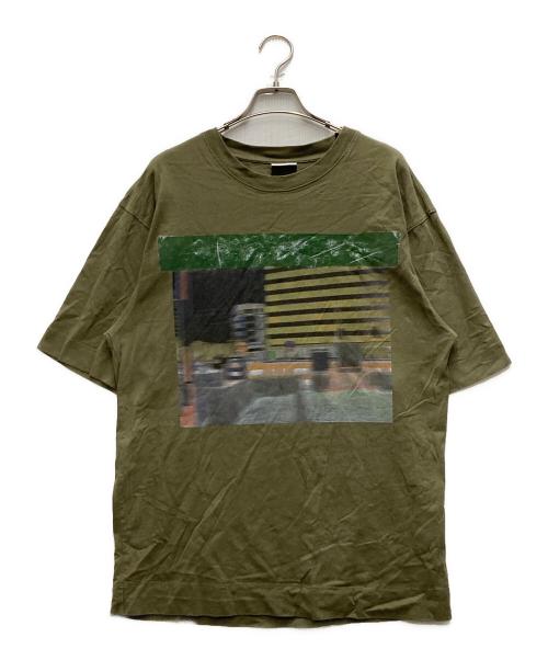 DRIES VAN NOTEN（ドリスヴァンノッテン）DRIES VAN NOTEN (ドリスヴァンノッテン) グラフィックTシャツ カーキ サイズ:Lの古着・服飾アイテム