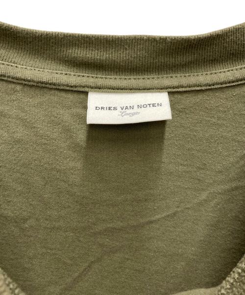 DRIES VAN NOTEN（ドリスヴァンノッテン）DRIES VAN NOTEN (ドリスヴァンノッテン) グラフィックTシャツ カーキ サイズ:Lの古着・服飾アイテム