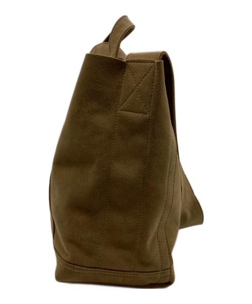 zattu（ザッツ）zattu (ザッツ) マイクロファイバー2WAYバッグ ベージュの古着・服飾アイテム