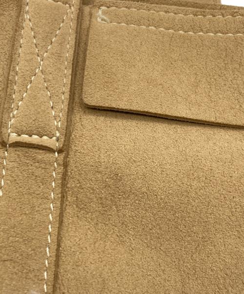 zattu（ザッツ）zattu (ザッツ) マイクロファイバー2WAYバッグ ベージュの古着・服飾アイテム