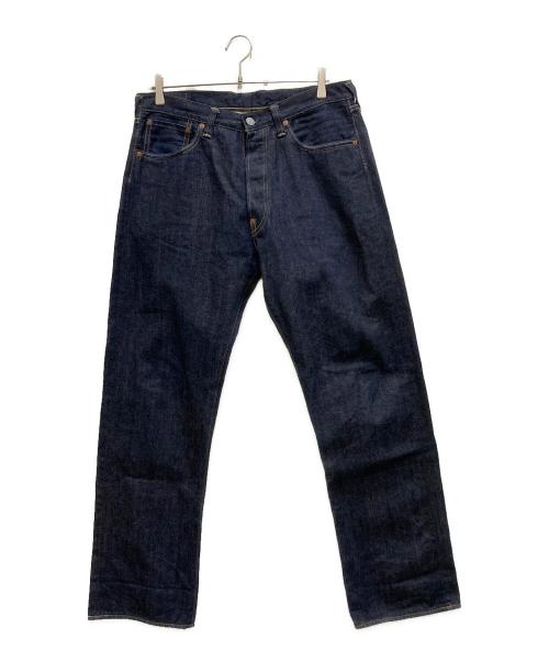 EVISU（エヴィス）EVISU (エヴィス) WAREHOUSE (ウエアハウス) 9001赤耳セルビッジワイドデニムパンツ インディゴ サイズ:86cm (W34)の古着・服飾アイテム
