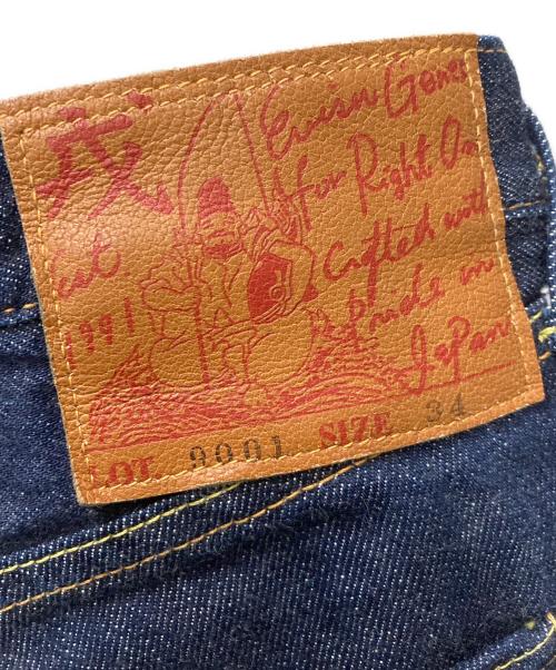 EVISU（エヴィス）EVISU (エヴィス) WAREHOUSE (ウエアハウス) 9001赤耳セルビッジワイドデニムパンツ インディゴ サイズ:86cm (W34)の古着・服飾アイテム