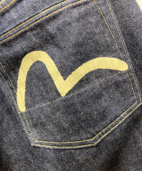 EVISU（エヴィス）EVISU (エヴィス) WAREHOUSE (ウエアハウス) 9001赤耳セルビッジワイドデニムパンツ インディゴ サイズ:86cm (W34)の古着・服飾アイテム