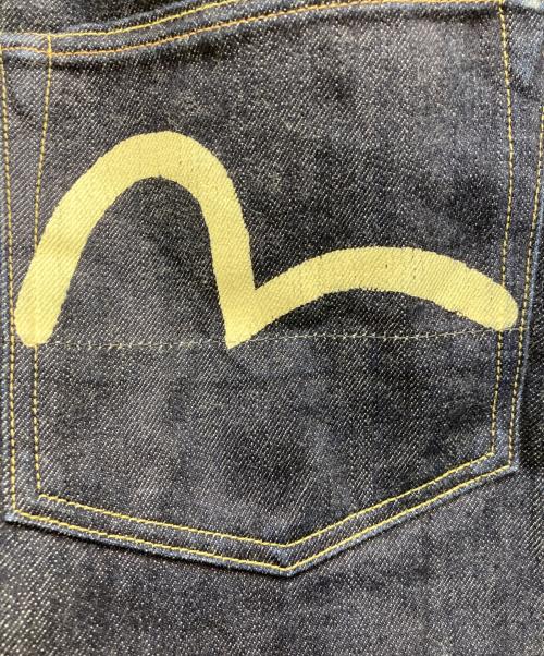 EVISU（エヴィス）EVISU (エヴィス) WAREHOUSE (ウエアハウス) 9001赤耳セルビッジワイドデニムパンツ インディゴ サイズ:86cm (W34)の古着・服飾アイテム