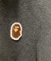 中古・古着 A BATHING APE (アベイシングエイプ) 刺繍付きポロシャツ ブラック サイズ:XL：6000円
