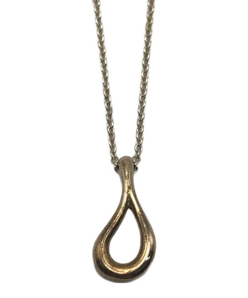 TIFFANY & Co.（ティファニー）TIFFANY & Co. (ティファニー) オープン ティアドロップネックレス シルバーの古着・服飾アイテム