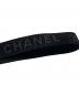 中古・古着 CHANEL (シャネル) コンパス付ネックストラップ ブラック：18000円