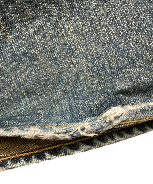 BEAMS（ビームス）BEAMS (ビームス) Wide Denim Pants ブルー サイズ:Lの古着・服飾アイテム