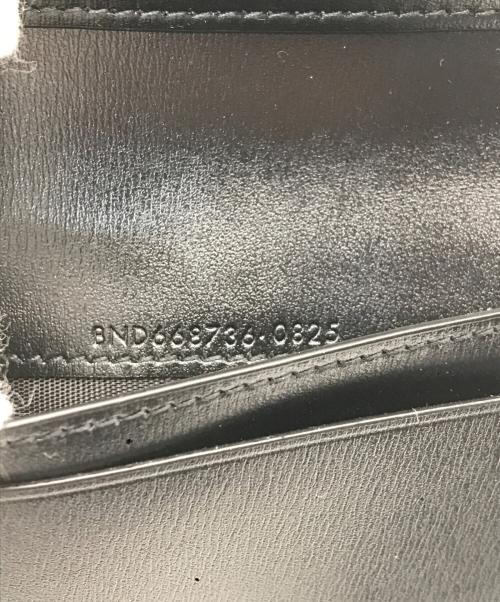 Saint Laurent Paris（サンローランパリ）Saint Laurent Paris (サンローランパリ) カサンドラ2つ折り財布 ブラックの古着・服飾アイテム