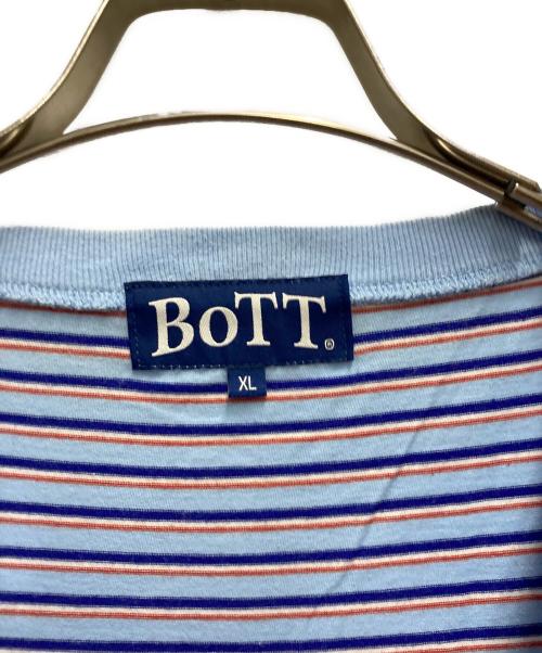 BoTT（ボット）BoTT (ボット) Jacquard Border Pocket Tee ブルー サイズ:XLの古着・服飾アイテム