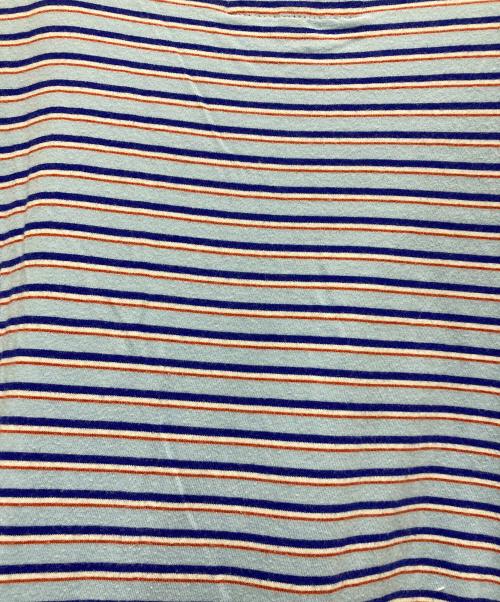 BoTT（ボット）BoTT (ボット) Jacquard Border Pocket Tee ブルー サイズ:XLの古着・服飾アイテム