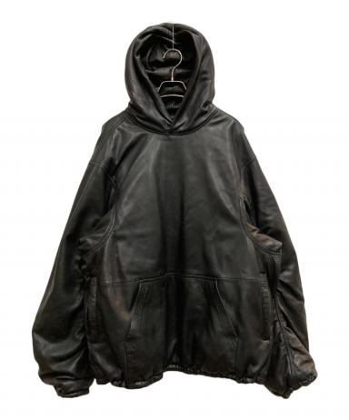 中古・古着通販】BALENCIAGA (バレンシアガ) フーデッドレザー