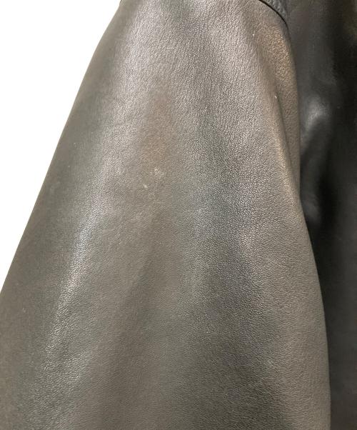 BALENCIAGA（バレンシアガ）BALENCIAGA (バレンシアガ) フーデッドレザージャケット/パーカー ブラック サイズ:2の古着・服飾アイテム