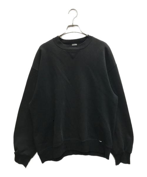 RUSSELL ATHLETIC（ラッセルアスレチック）RUSSELL ATHLETIC (ラッセルアスレチック) 90s 前Ｖ無地スウェット ブラック サイズ:Lの古着・服飾アイテム