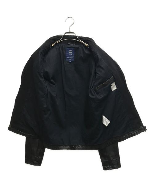 G-STAR RAW（ジースターロゥ）G-STAR RAW (ジースターロゥ) NWE MF.D LEATHER JKT ブラック サイズ:XSの古着・服飾アイテム