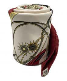 HERMES（エルメス）の古着「シルクスカーフ」｜ベージュ×レッド