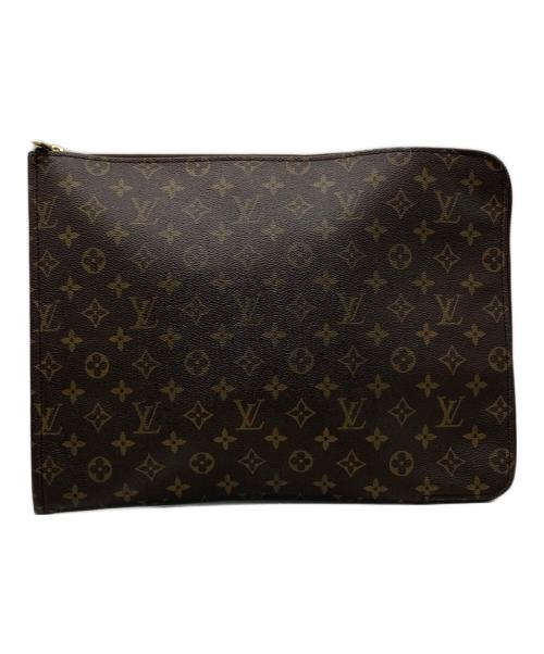 LOUIS VUITTON（ルイ ヴィトン）LOUIS VUITTON (ルイ ヴィトン) クラッチバッグ ブラウンの古着・服飾アイテム