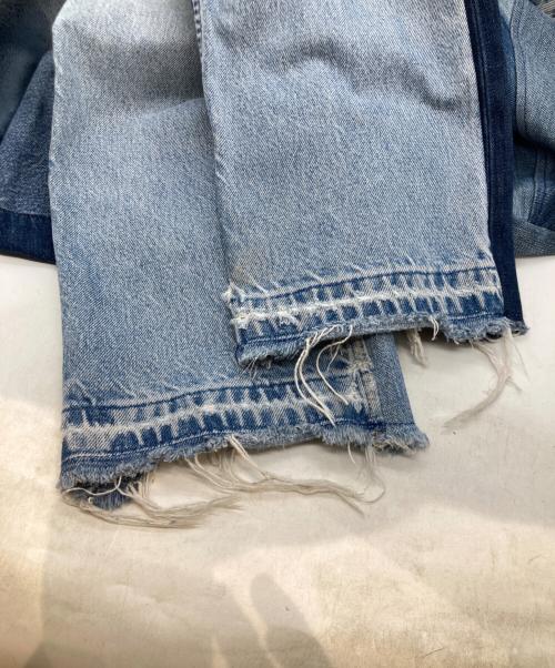 LEVI'S（リーバイス）LEVI'S (リーバイス) パッチワークデニムパンツ ブルー サイズ:81cm (W32)の古着・服飾アイテム