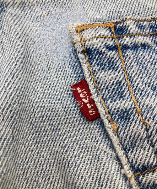 LEVI'S（リーバイス）LEVI'S (リーバイス) パッチワークデニムパンツ ブルー サイズ:81cm (W32)の古着・服飾アイテム