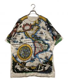 FRUIT OF THE LOOM（フルーツオブザルーム）の古着「90s ALL-Over-Print T-Shirts」｜ベージュ