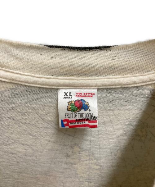 FRUIT OF THE LOOM（フルーツオブザルーム）FRUIT OF THE LOOM (フルーツオブザルーム) 90s ALL-Over-Print T-Shirts ベージュ サイズ:XLの古着・服飾アイテム