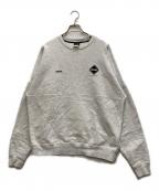F.C.R.B.エフシーレアルブリストル）の古着「STAR APPLIQUE TEAM CREWNECK SWEAT」｜グレー