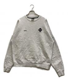 F.C.R.B.（エフシーレアルブリストル）の古着「STAR APPLIQUE TEAM CREWNECK SWEAT」｜グレー