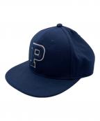 POLO RALPH LAURENポロ・ラルフローレン）の古着「Twill High-Crown Ball Cap」｜ネイビー