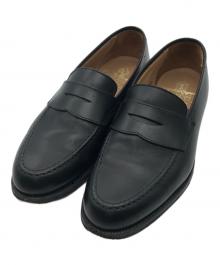 Crockett & Jones（クロケット＆ジョーンズ）の古着「BOSTON2 ローファー」｜ブラック