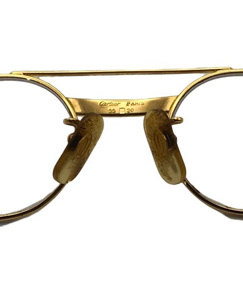 Cartier（カルティエ）Cartier (カルティエ) トリニティメガネ ゴールド サイズ:55□20 140の古着・服飾アイテム
