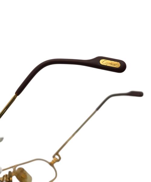 Cartier（カルティエ）Cartier (カルティエ) トリニティメガネ ゴールド サイズ:55□20 140の古着・服飾アイテム