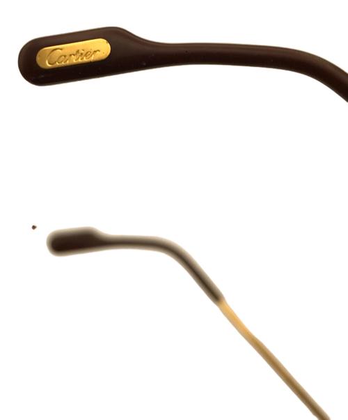 Cartier（カルティエ）Cartier (カルティエ) トリニティメガネ ゴールド サイズ:55□20 140の古着・服飾アイテム