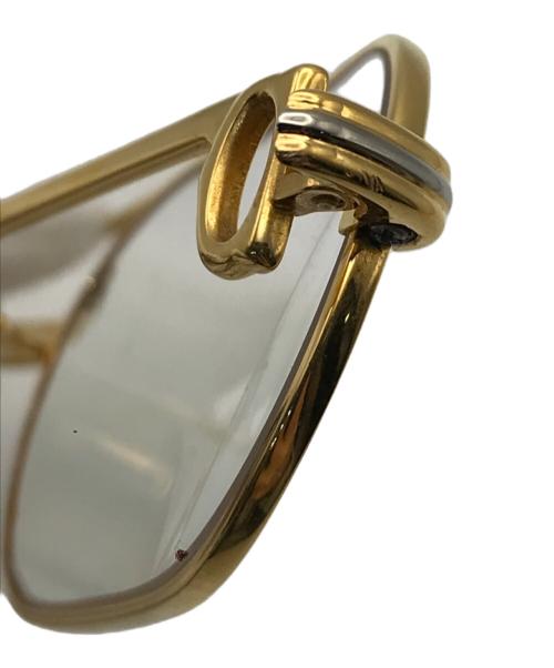 Cartier（カルティエ）Cartier (カルティエ) トリニティメガネ ゴールド サイズ:55□20 140の古着・服飾アイテム