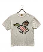 HUMAN MADEヒューマンメイド）の古着「ダックプリントTシャツ」｜ホワイト